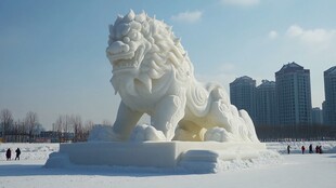 太阳岛雪雕