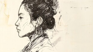 创意人像设计初稿草稿