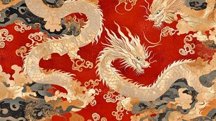 传统龙插画