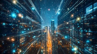 科技城市科技背景