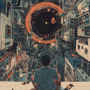 科幻题材插画