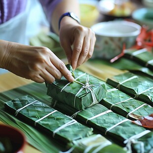 粽叶传统工艺