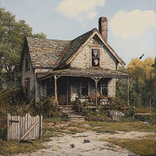 美式乡村油画