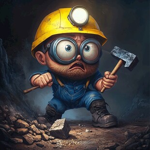 霸气装修工头像