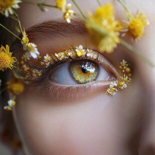 金色眼睛眼界世界