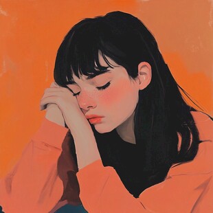 人物情绪插画