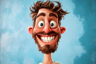 卡通写实漫画人物