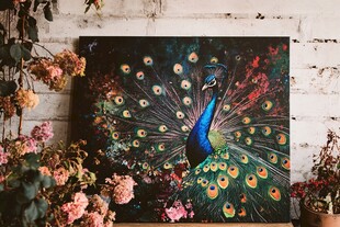 花鸟创意艺术画