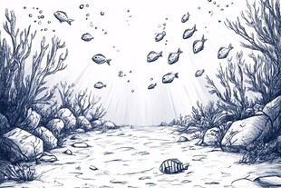 水族箱场景设计