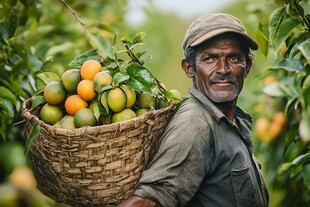 开心年轻果农头像