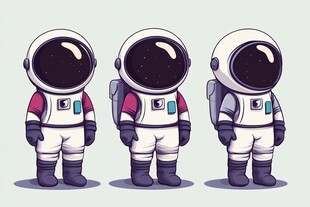 宇航员形象ip