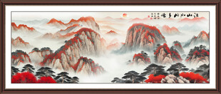 鸿运当头国画