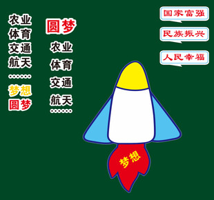 火箭板书