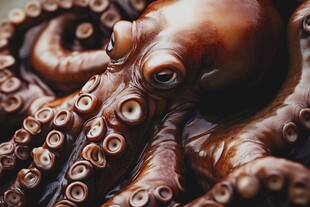 章鱼背景素材