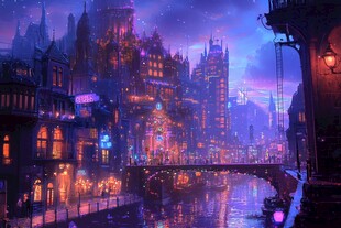 幻想城市风景