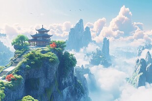 古风仙境天上宫阙