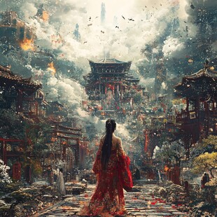 古风仙境天上宫阙