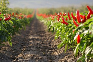 辣椒地素材下载