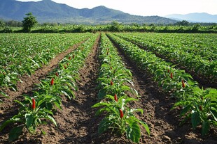 辣椒地素材下载