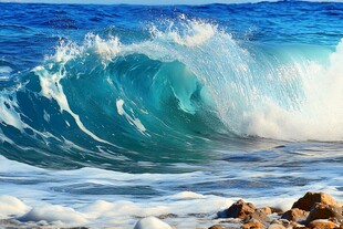 浪花高清背景