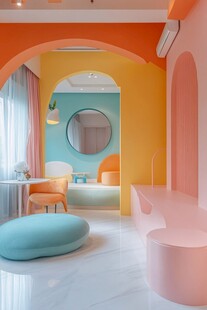 霓虹灯感现代风