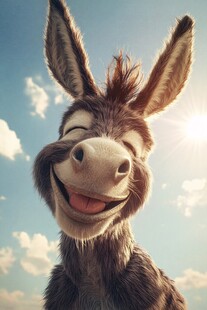 有趣的毛驴