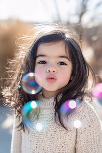 冬日阳光儿童写真