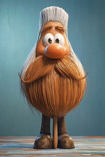 卡通写实漫画人物