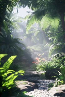 热带雨林模拟场景