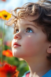 童真天真纯洁的眼