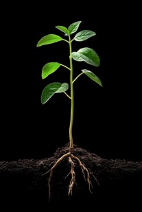 生命绿色植物发芽