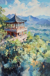 横店水彩