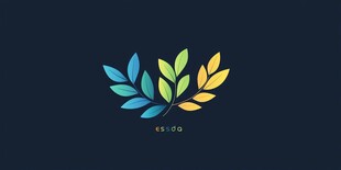 植物主题logo