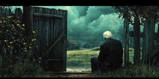 电影质感风景画