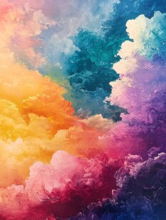 色彩颜色底纹万里无云