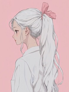 插画少女头像