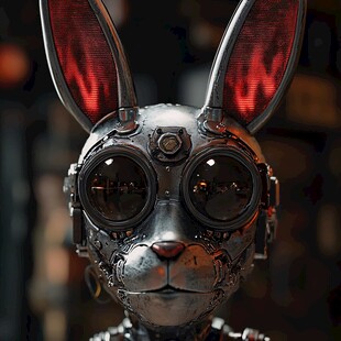 酷帅霸气兔形象