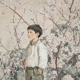 童年读书处梅花