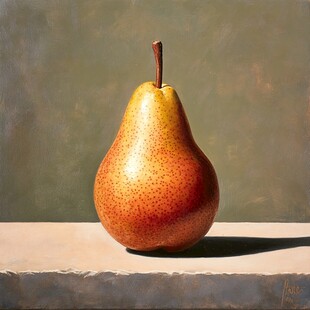 梨丙烯画