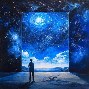 3d宇宙壁画