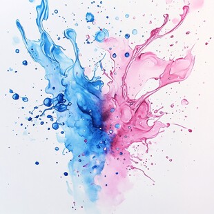 彩墨效果彩墨渲染