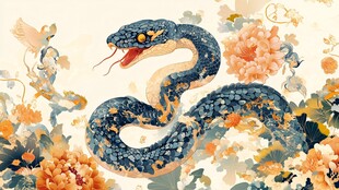 苏花蛇菰包装插画