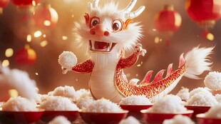 元宵节卡通龙ip