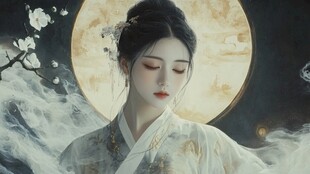 唯美汉服女孩