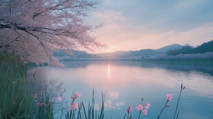 樱花湖