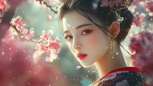 写实人物插画