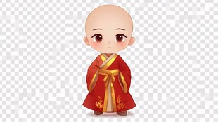 卡通小书生