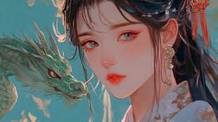 古风龙女ip