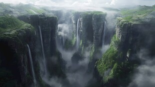唯美奇幻大山