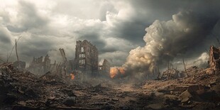 世界末日混乱场景